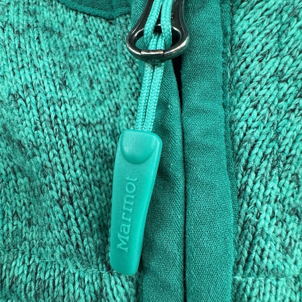 Marmot Norhiem Sweater Knit Fleece Jacket Women's Med Gorpcore Heather Green - Picture 16 of 16